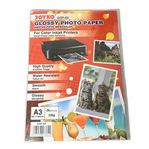 Joyko - Glossy Photo Paper Halus Kertas Foto Mengkilap - Pack - A3 230gr Kucing
