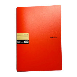 InterXfolder - Macarons Clear Holder 60 Lembar Folio - Pcs - Merah