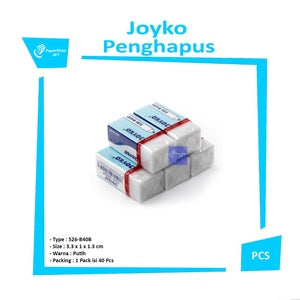 JOYKO - Eraser 526-B40BP Putih Penghapus Joyko Kecil - Pcs