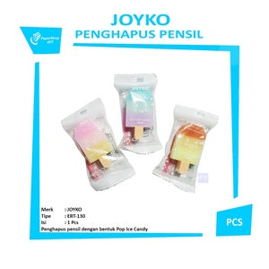 JOYKO - Penghapus Pensil Lucu Variasi Random Motif/Warna Eraser Soft & Clean - PCS - ERT-130