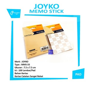 JOYKO - Memo Stick MMS-33 Cokelat - Pad