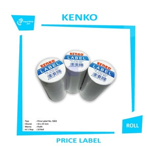 Kenko - Price Label Atau Label Harga 2 Line No. 5002 - Roll