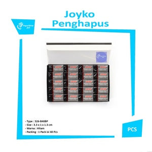 JOYKO - Penghapus Pensil Lucu Variasi Random Motif/Warna Eraser Soft & Clean - PCS - ER-526-B40-BL
