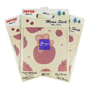 JOYKO - Memo Stick Kertas Memo Tempel Bear MMS-29 - Pad - Merah