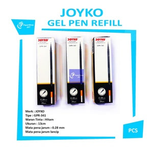 JOYKO - Gel Pen Refill - isi Ulang Pulpen GPR-341 HItam - Pcs