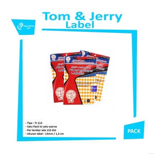 TOM & JERRY - Label Color 114 - Warna - Pad - Orange