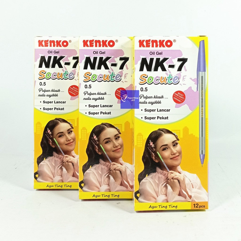 KENKO - Oil Gel Pen PulpenNK-7 Socute  - Pcs