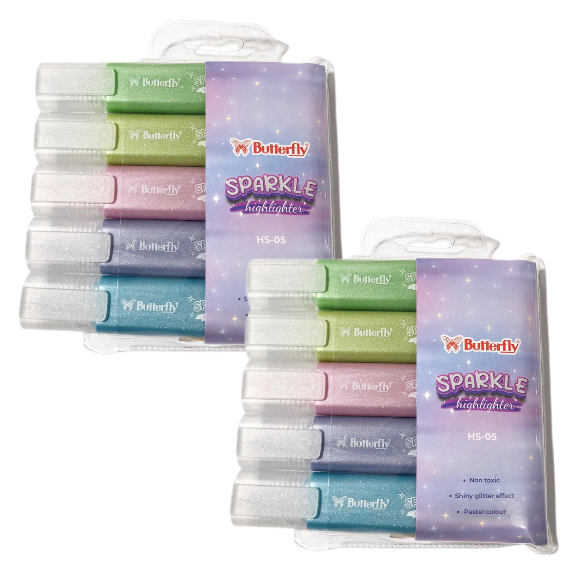 Butterfly - Sparkle Highlighter HS-05 - SET