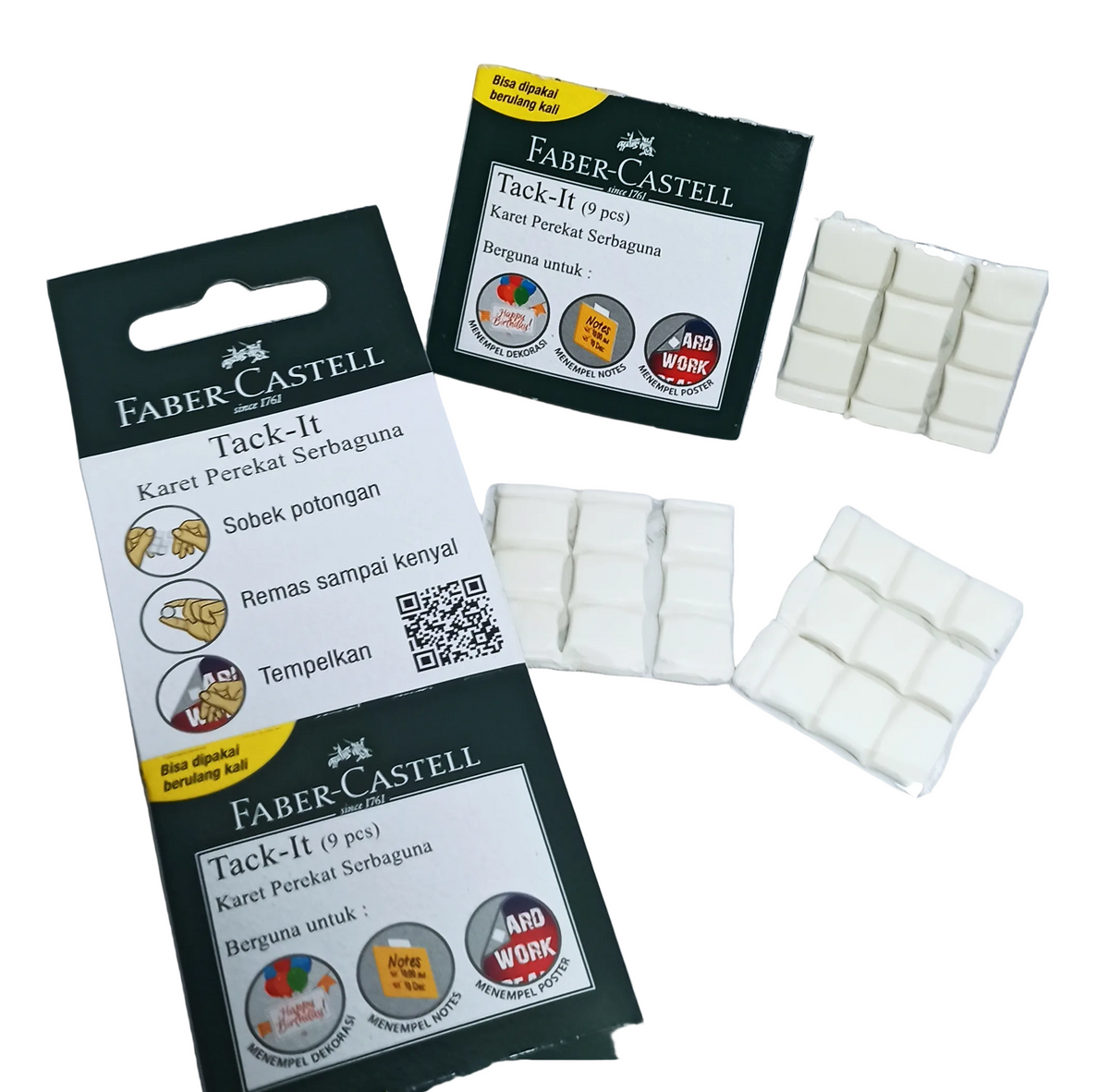 FABER-CASTELL - Tack It Karet Perekat Multiguna 6gr - Pad