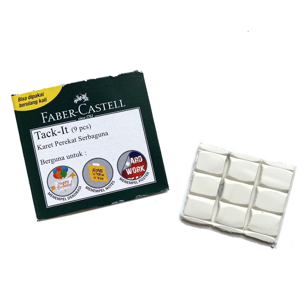 FABER-CASTELL - Tack It Karet Perekat Multiguna 6gr - Pad