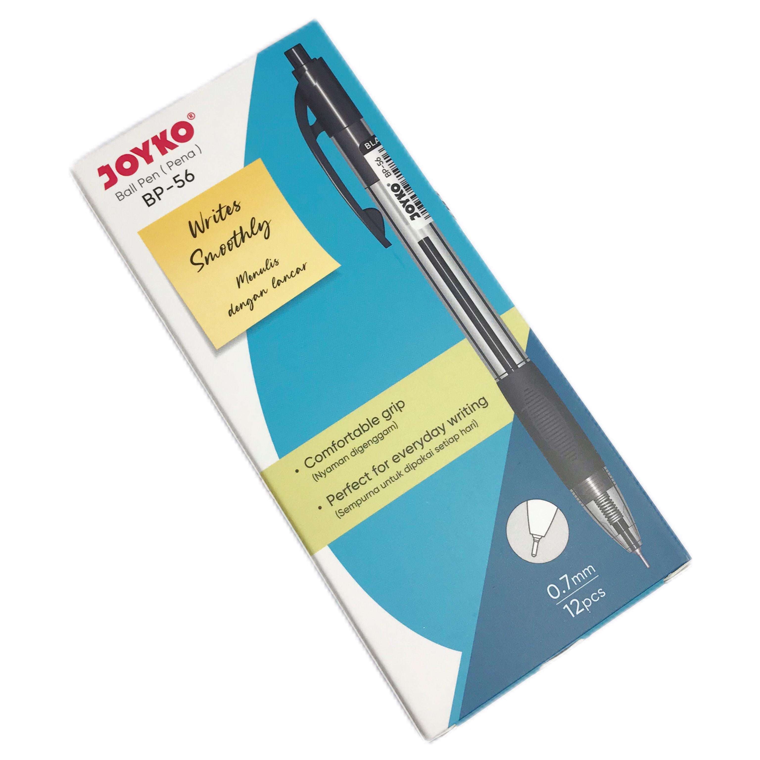 Joyko - Ballpen Pulpen BP-56 Warna Hitam - LUSIN