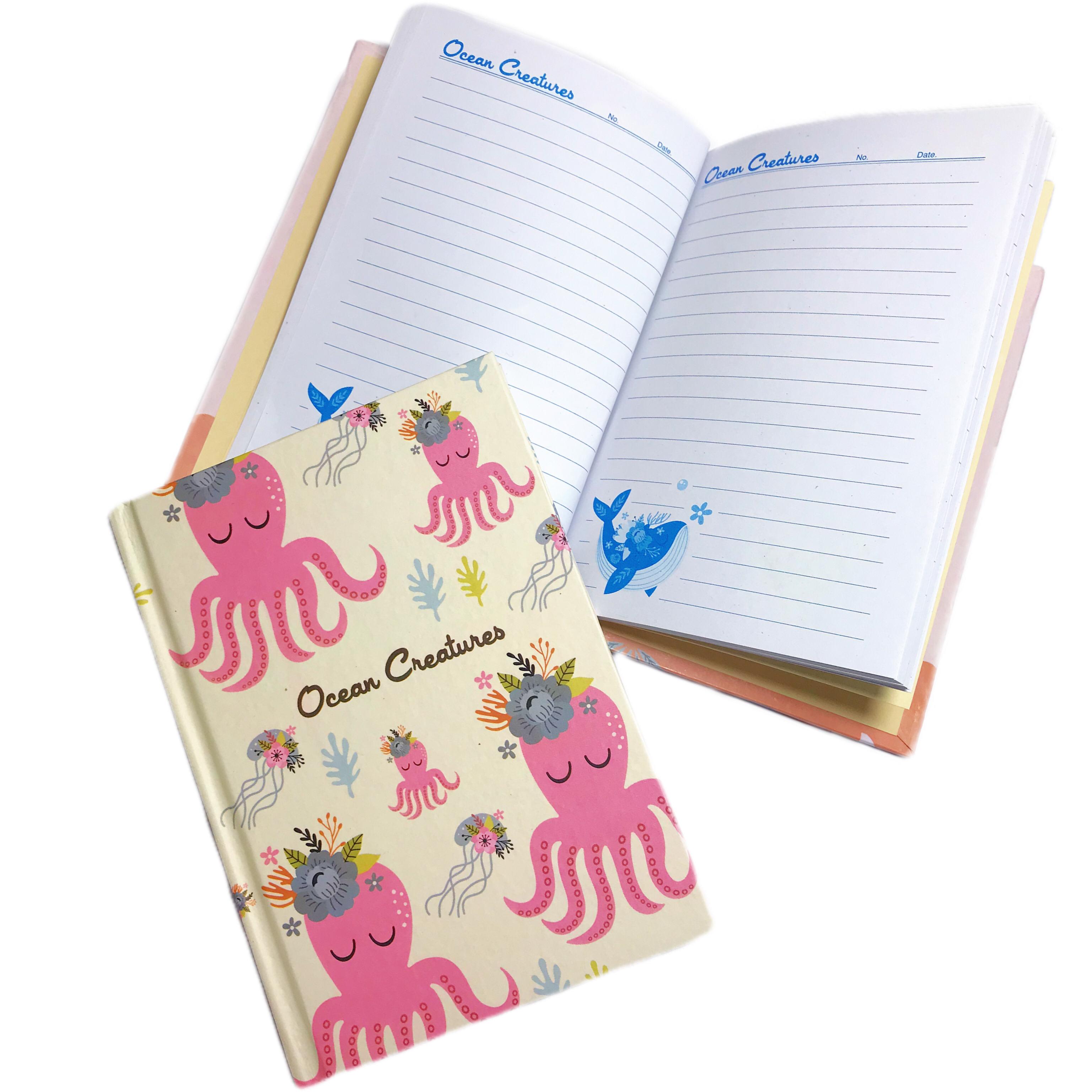 JOYKO - Buku Diary A6 D-1115OC-108 Ocean Creatures Random Cover Motif Animals - PCS