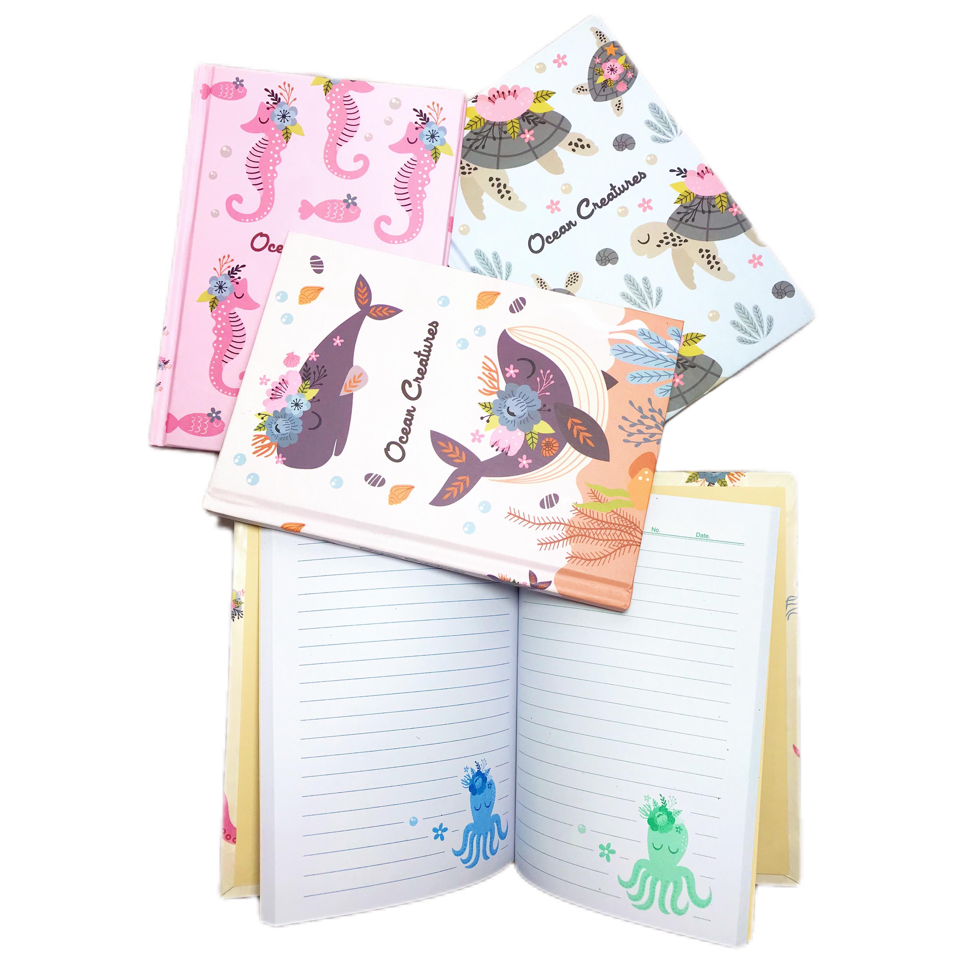 JOYKO - Buku Diary A6 D-1115OC-108 Ocean Creatures Random Cover Motif Animals - PCS