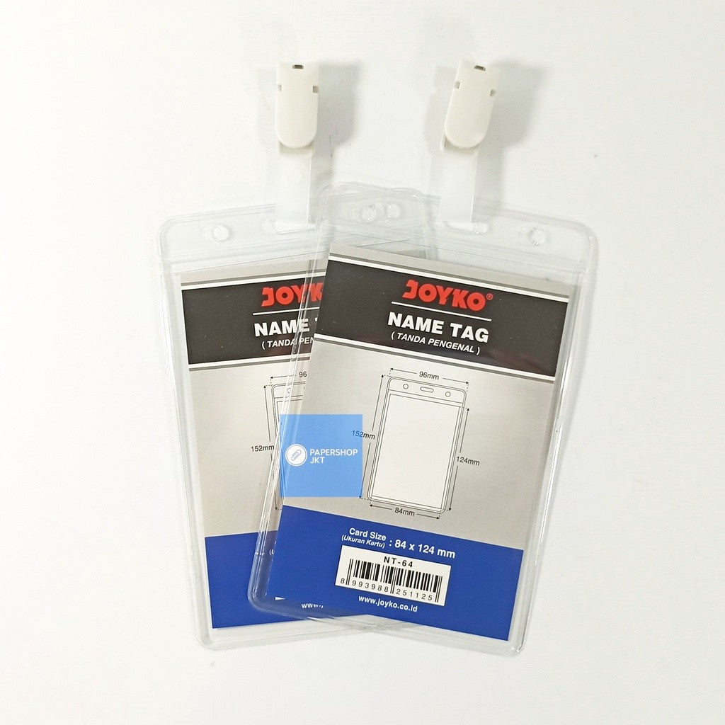 JOYKO - Gantungan Kartu Nama NT-64 Name Tag - Pcs