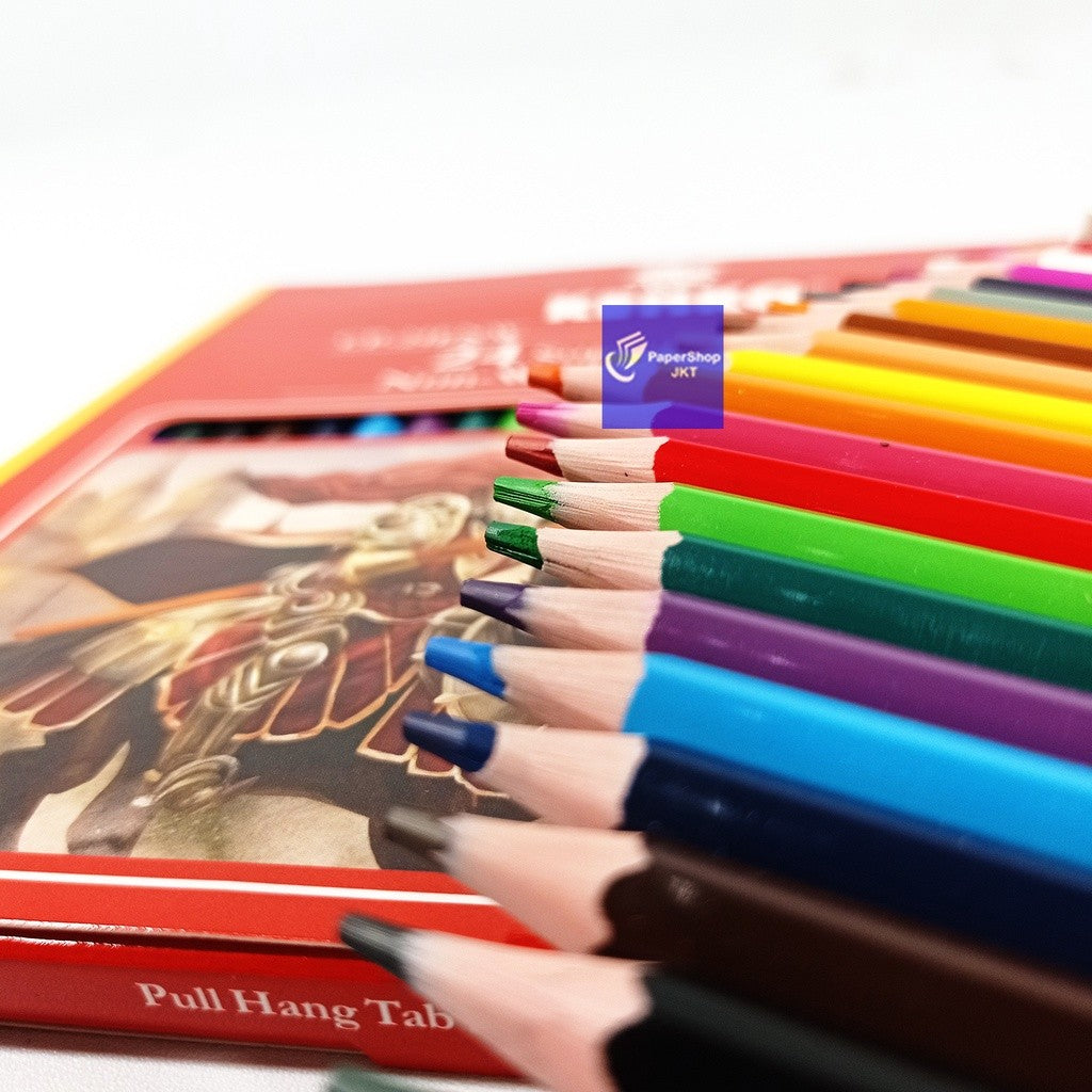 KENKO - Pensil Warna 24 Panjang Cp-24FNW - Set