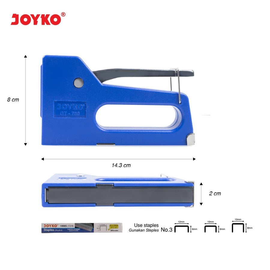 JOYKO - Gun Tacker GT-700 - Stapler Tembak - Pcs