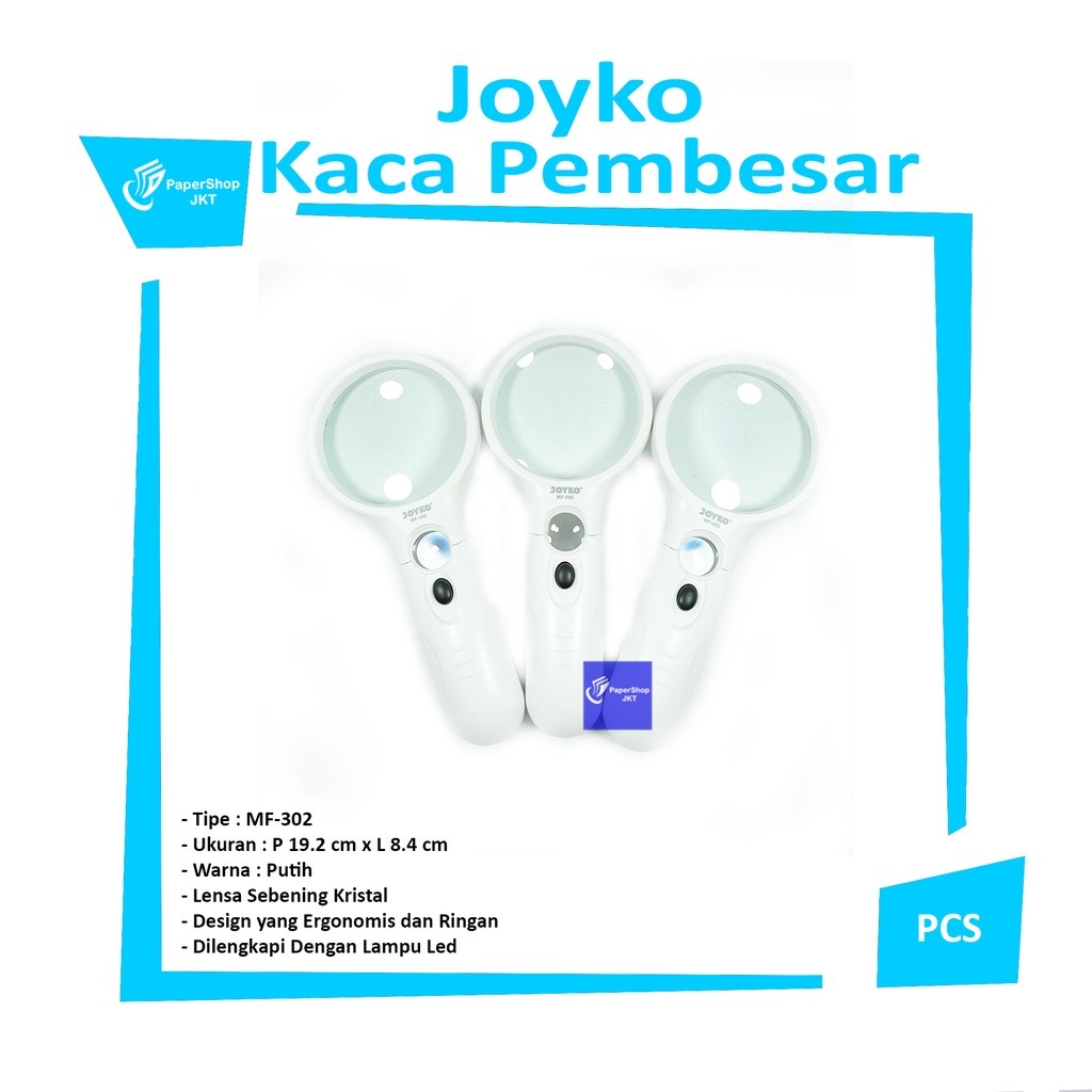 JOYKO - Magnifier Glass MF 302 Kaca Pembesar - Pcs