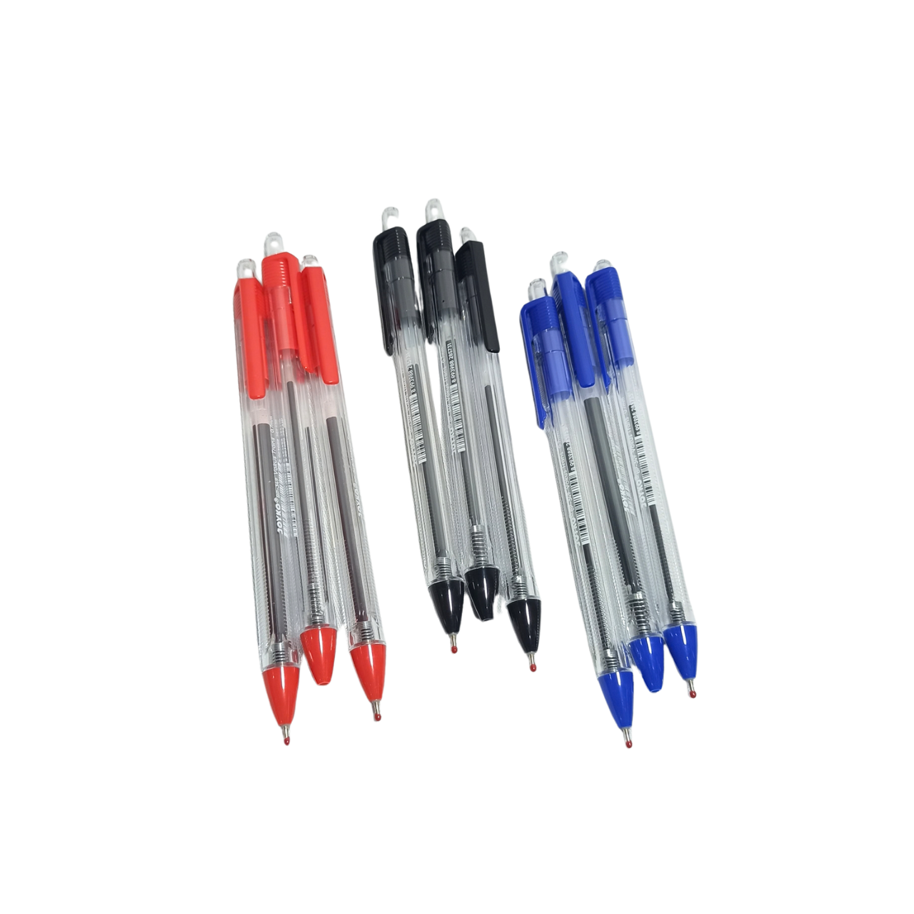 JOYKO - Ballpen BP 349 Vokus Trans - PENA Hitam, Merah, Biru Pcs