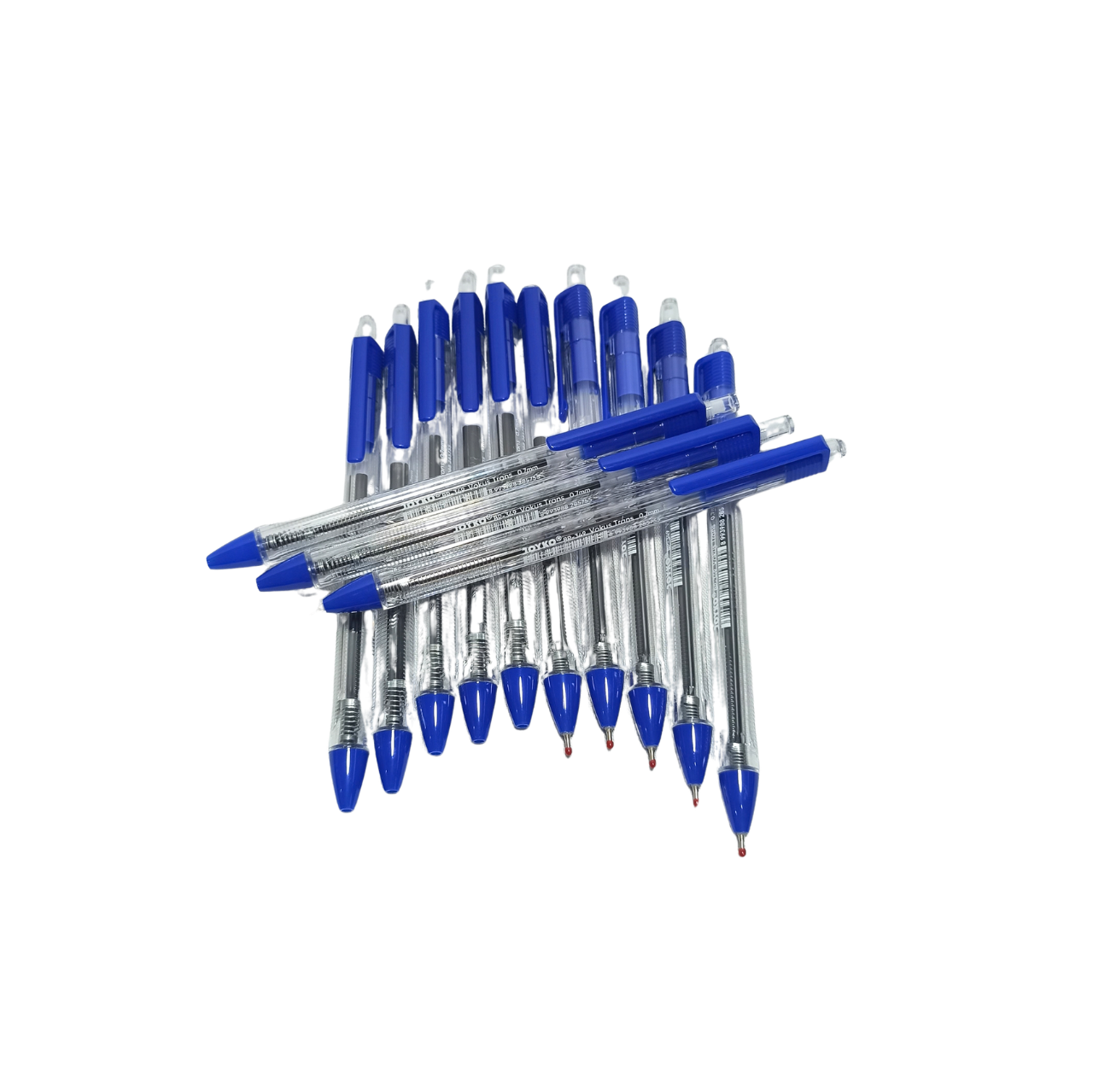 JOYKO - Ballpen BP 349 Vokus Trans - PENA Hitam, Merah, Biru Pcs