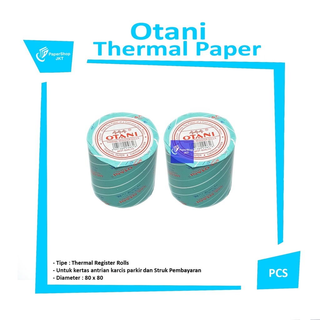 OTANI - Thermal 80 x 80 Kertas Antrian - Roll