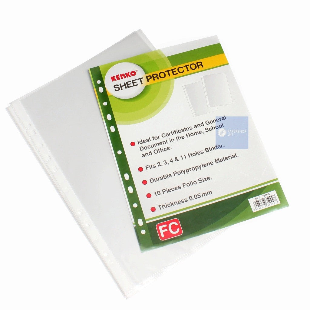 KENKO Sheet Protector FC - Folio - Pack