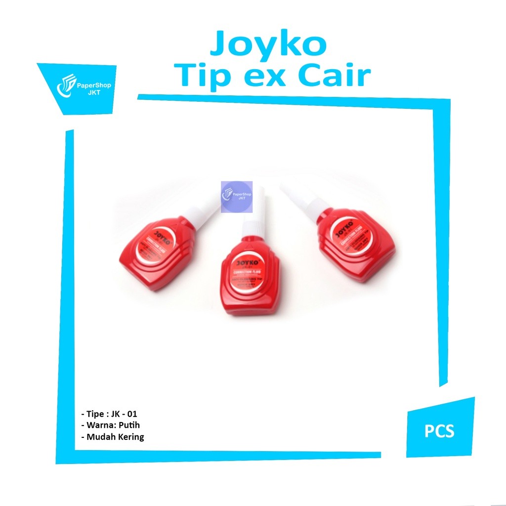 JOYKO - Correction Fluid JK-01 Tip ex Cair - Pcs