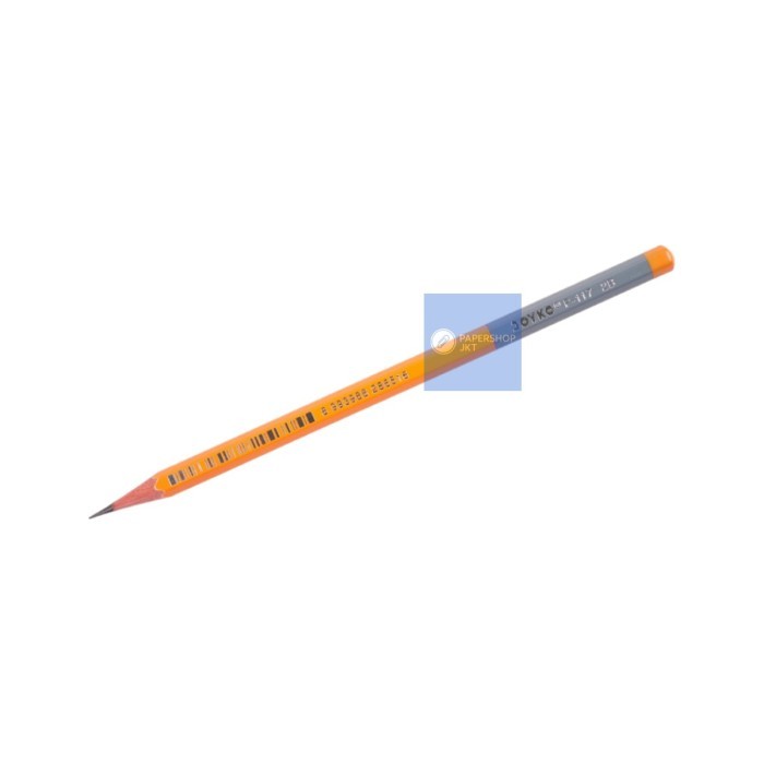 JOYKO - Pensil Tulis P-117 2B Motif Warna - Pcs