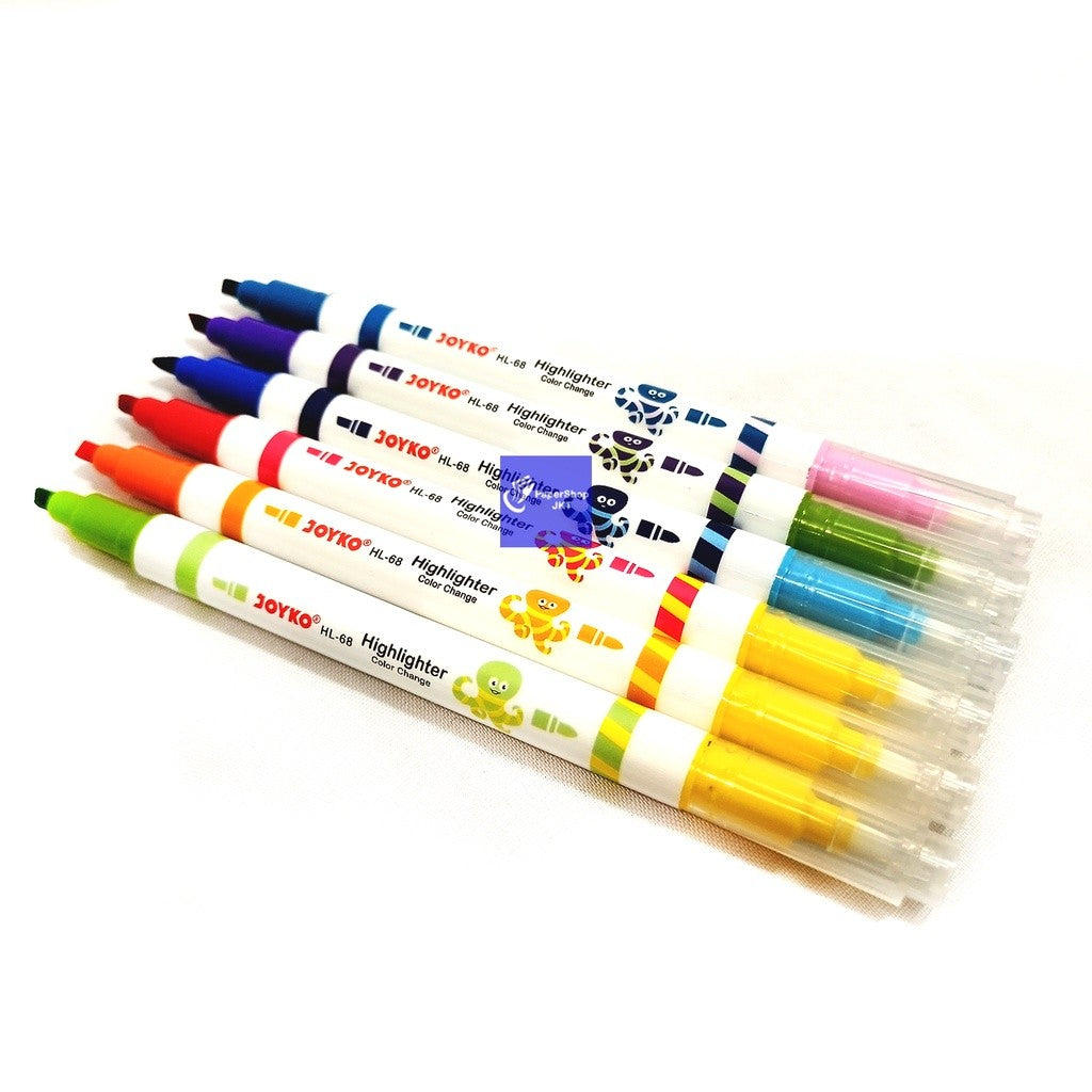 JOYKO - Highlighter HL-68 6 Warna - Set