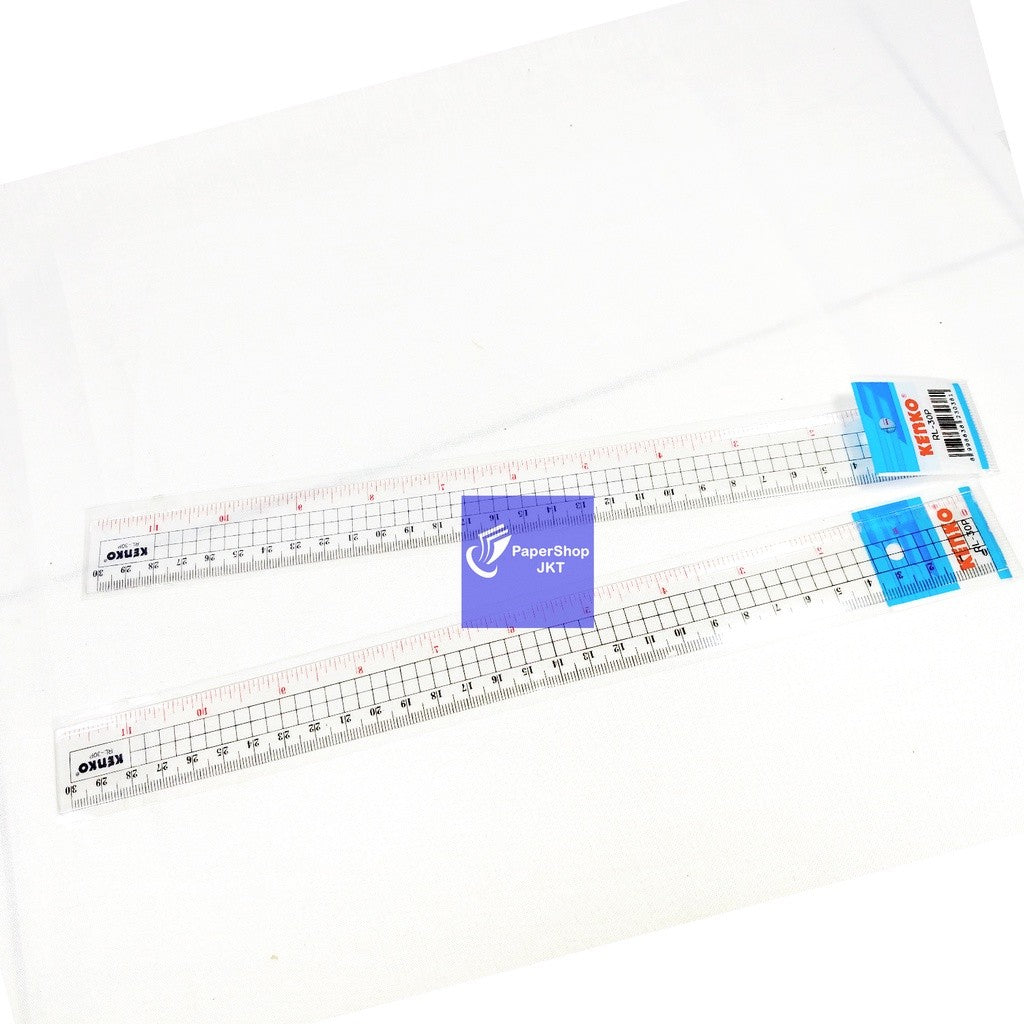 KENKO - penggaris plastik panjang 30cm - pcs