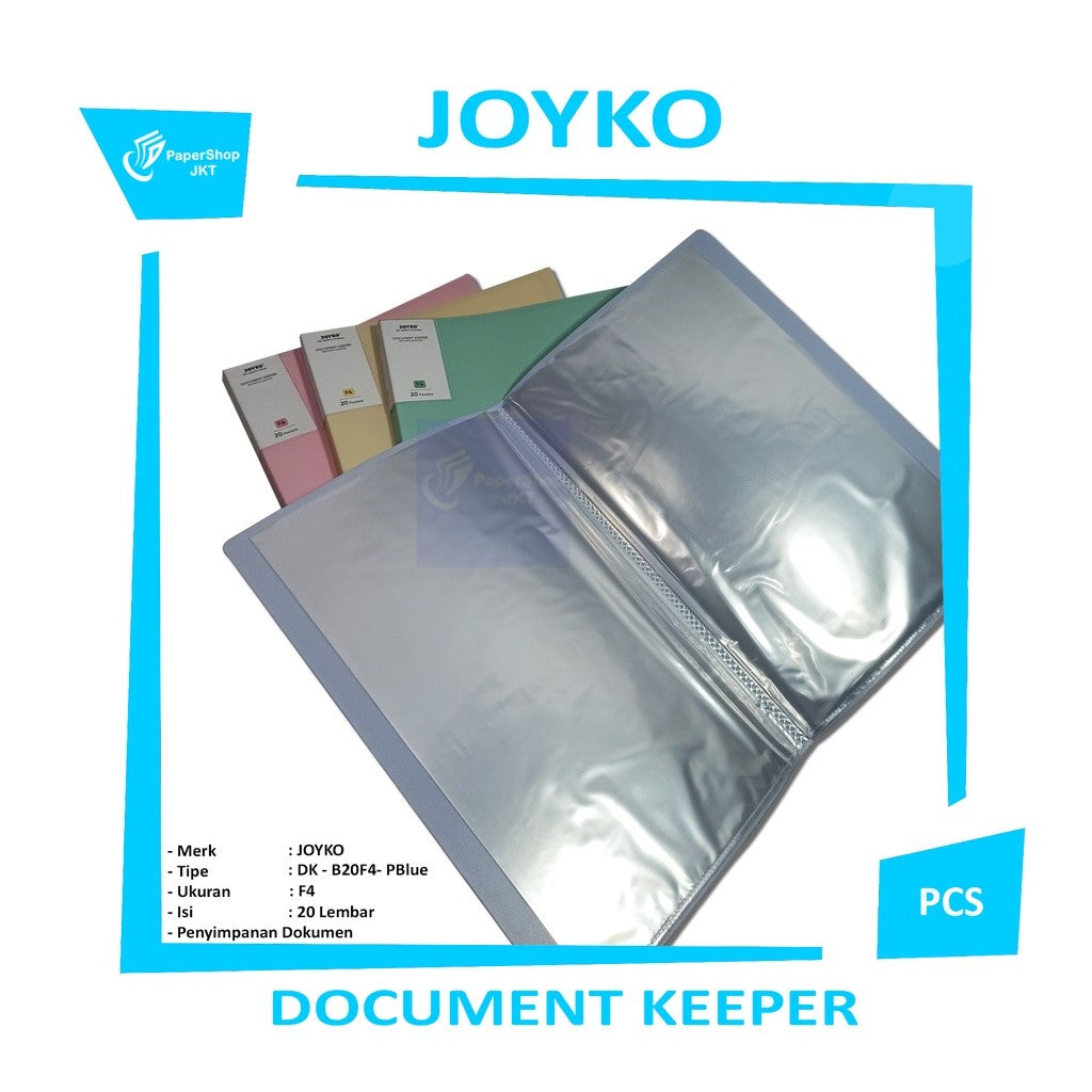 JOYKO Dokumen Arsip - 20 Lembar - F4 - Biru