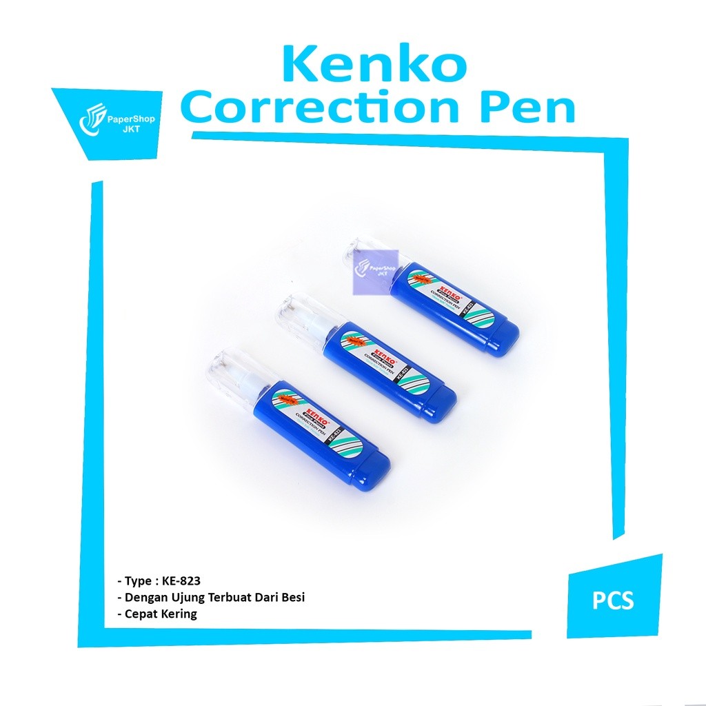 KENKO - KE-823 Tip Ex Cair - Correction Pen - Pcs