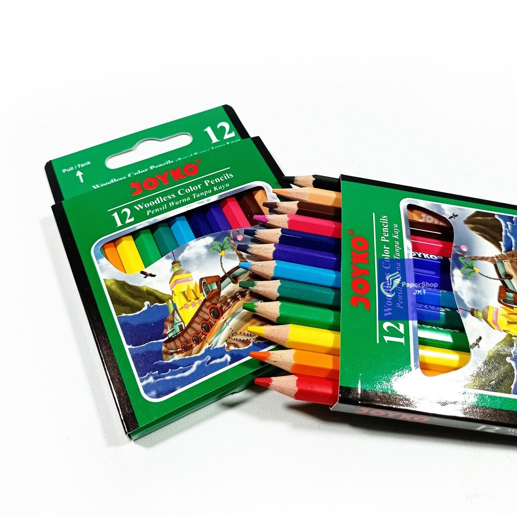 JOYKO - pensil warna color pencil cp-107 12 warna - pack