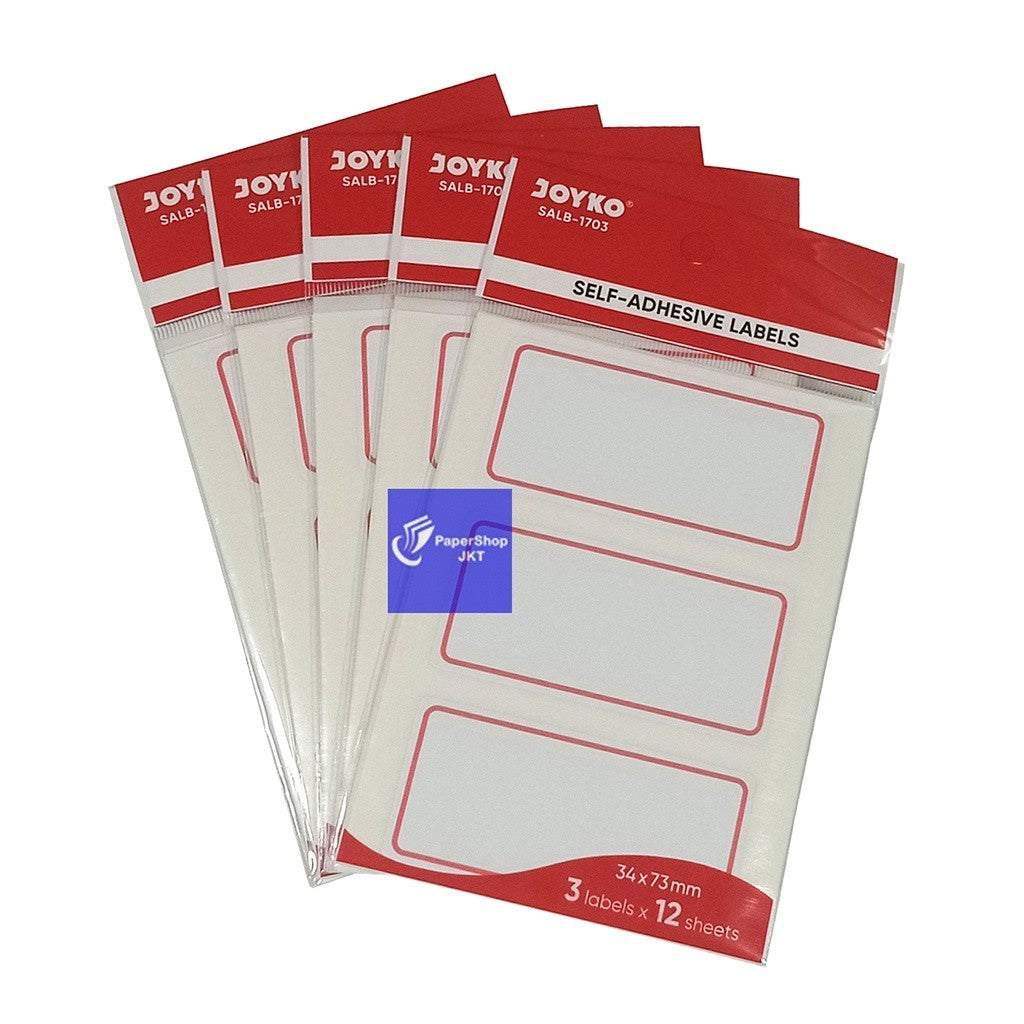 JOYKO - Self Adhesive Labels Salb 1701 - 1715 - Pad