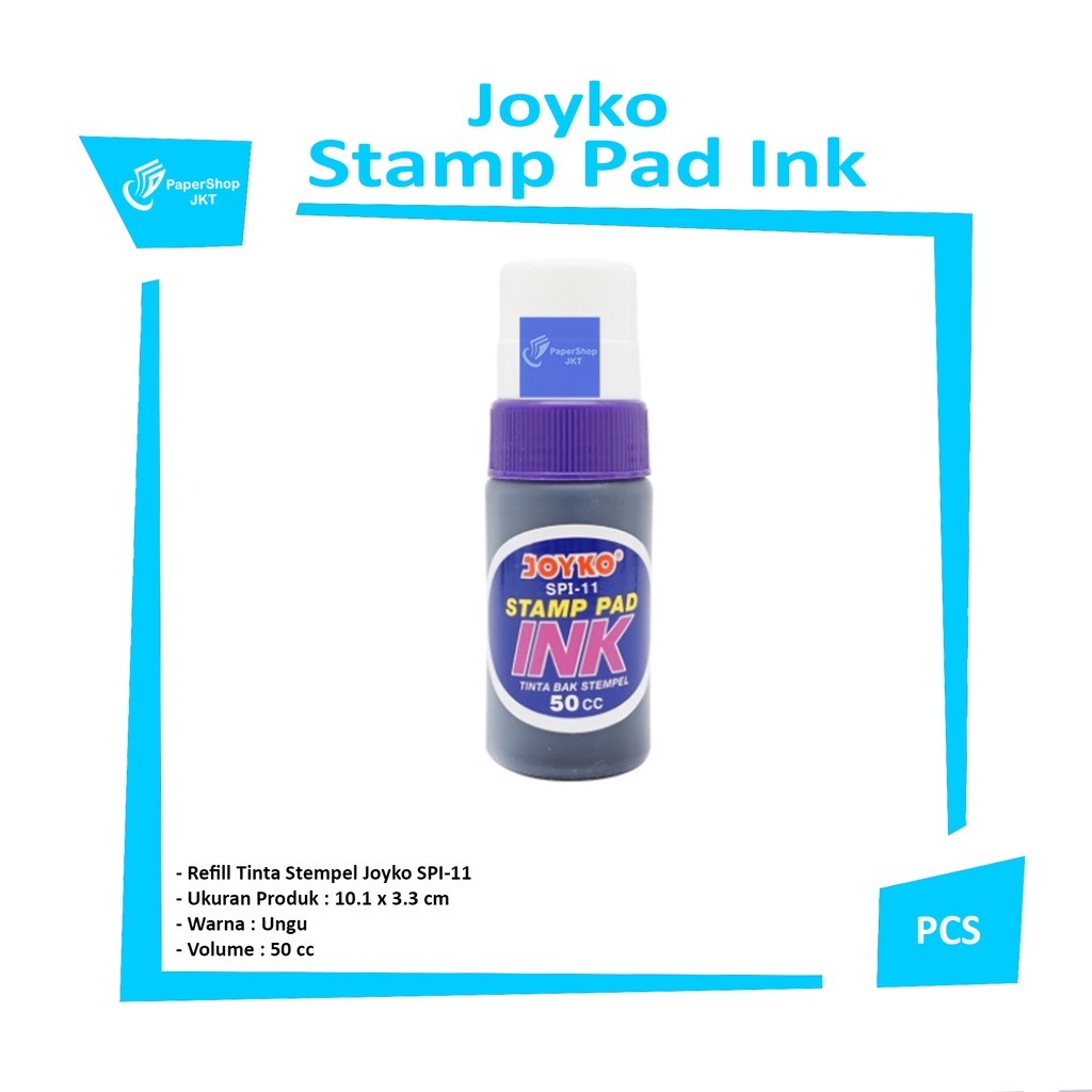 JOYKO - Stamp Pad Ink - Refill Tinta Stempel SPI-11 Ungu