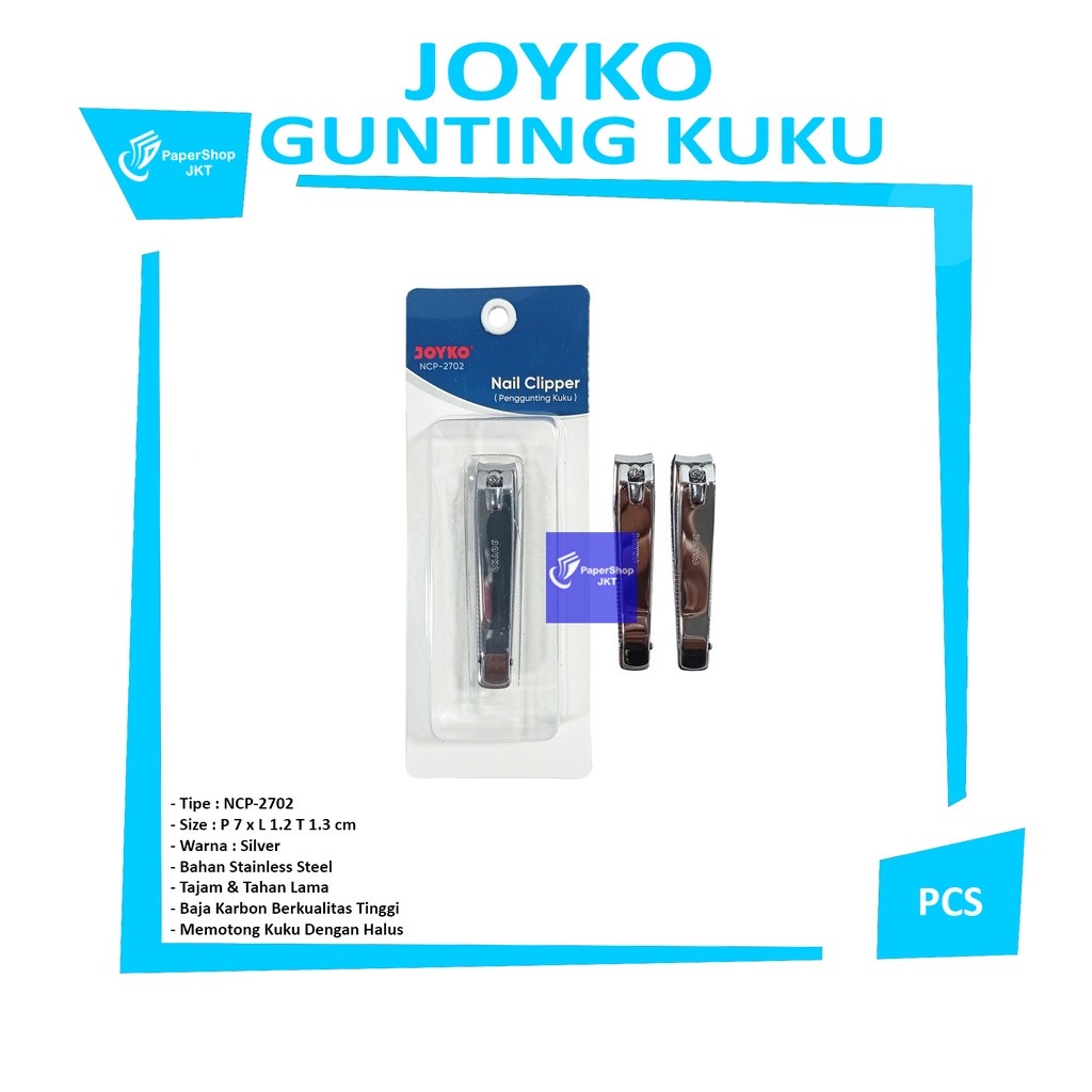 JOYKO - Gunting Kuku Ncp-2702 Sedang - Pcs