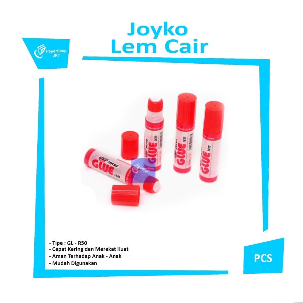 JOYKO - Lem Cair Besar Glue Lem GL-R50 - Pcs