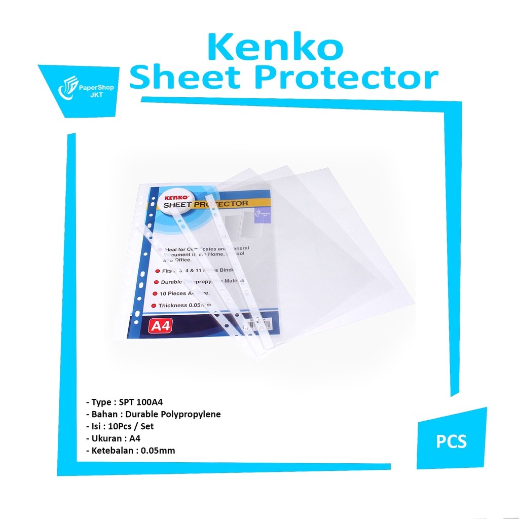 KENKO - Sheet Protector fc A4 - PACK