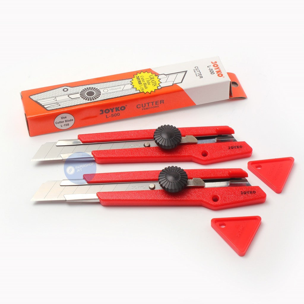 Joyko - Cutter L500 Besar + FREE ISI Cutter 1 Tube L-150 - Set