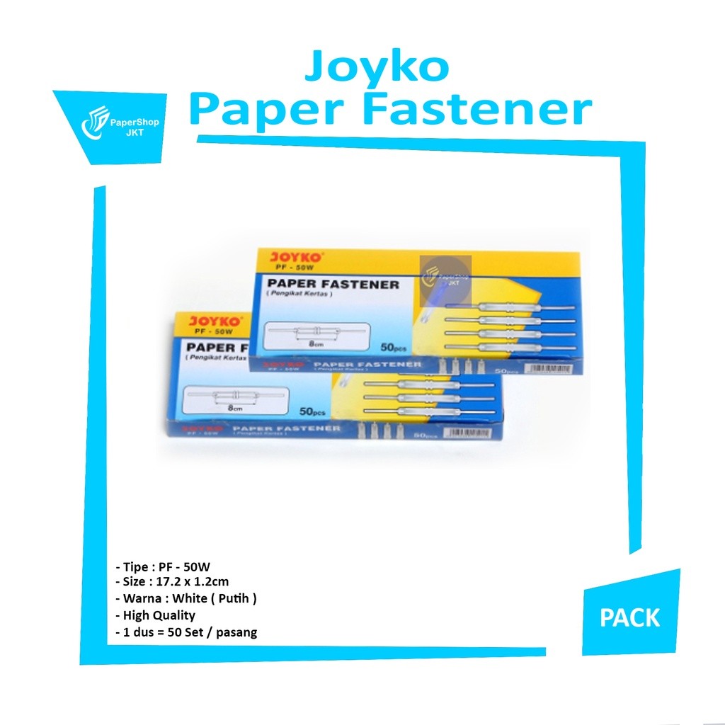 JOYKO - Paper Fastener - PF-50W Acco - Pack