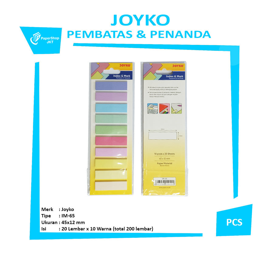 Joyko - Index & Memo IM-65 - Pcs