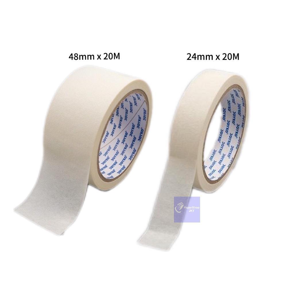 JOYKO - Masking Tape Lakban Kertas Varian Ukuran - 1 ROLL