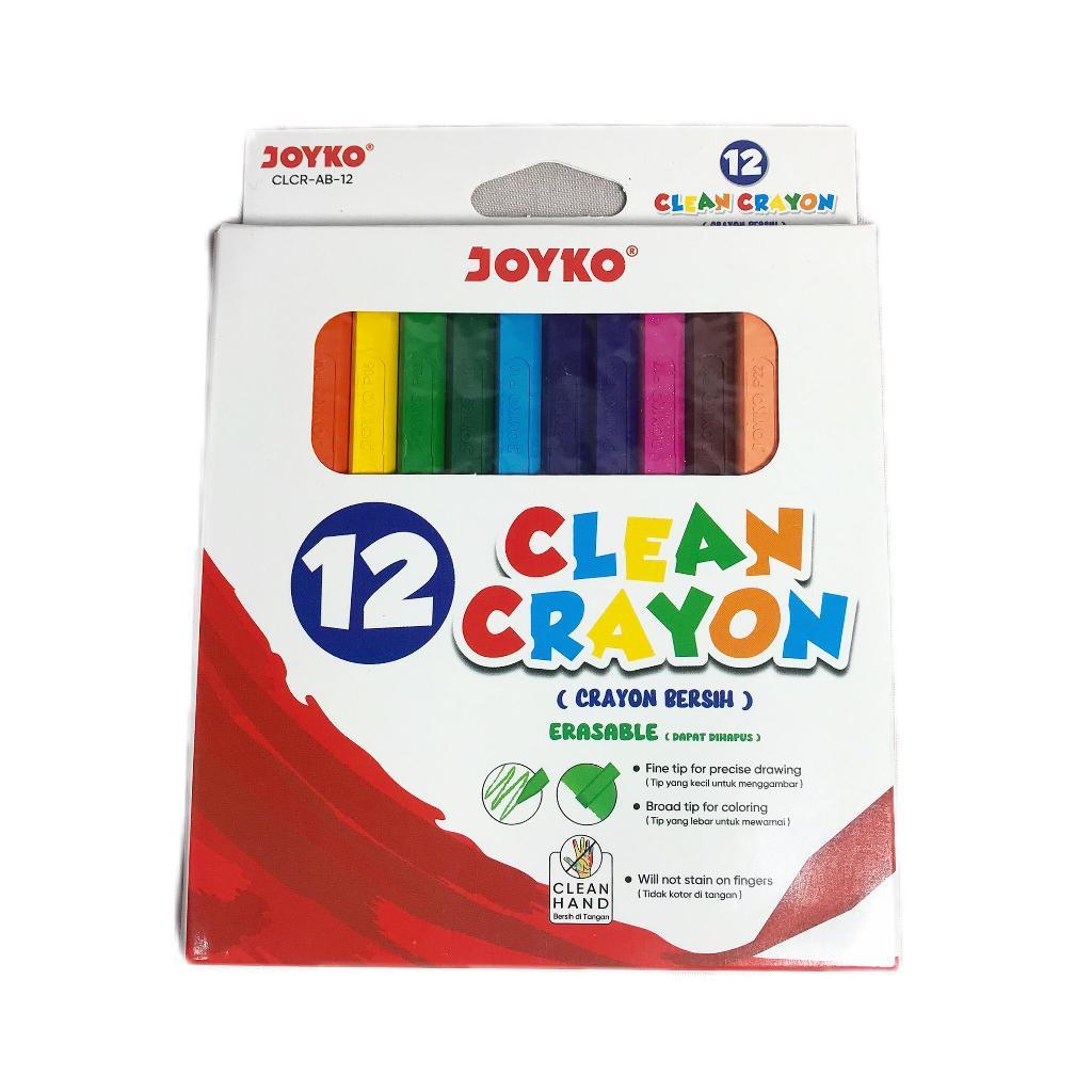 JOYKO - CLCR-AB-12 Clear Crayon - PACK