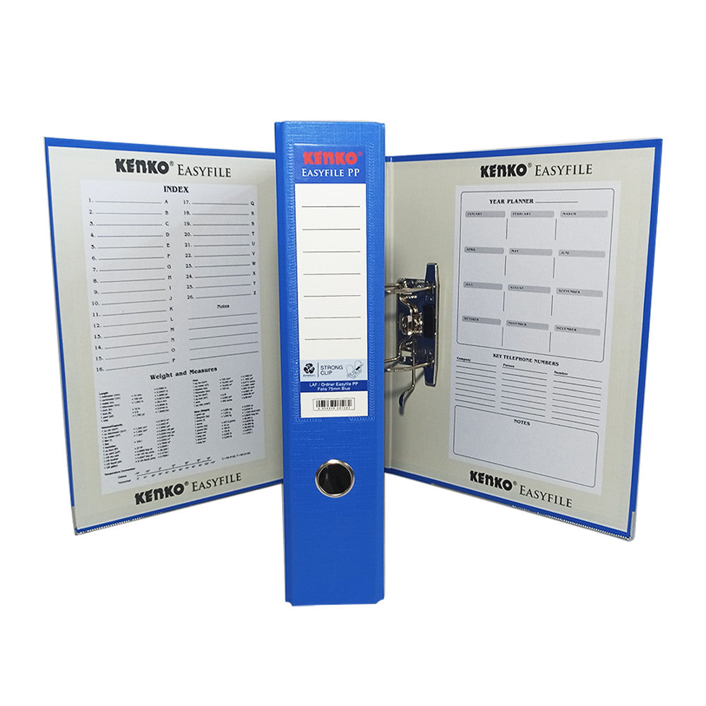 Kenko - Ordner Easy File PP 75mm - Pcs