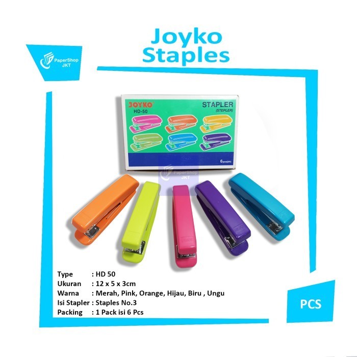 JOYKO - Stapler - Staples Besar HD 50 - Pcs