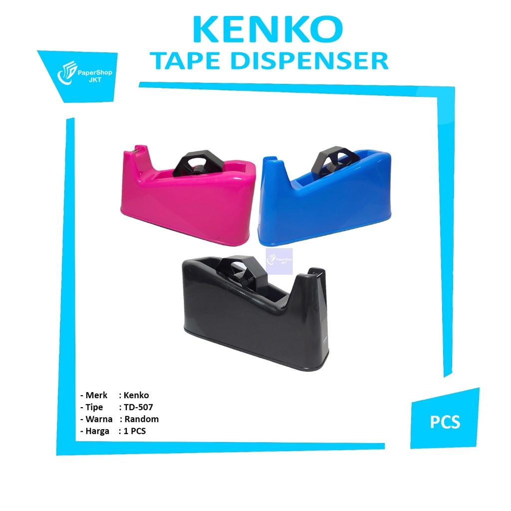 KENKO - Tape Dispenser TD-507 Pemotong Lakban Isolasi - Pcs