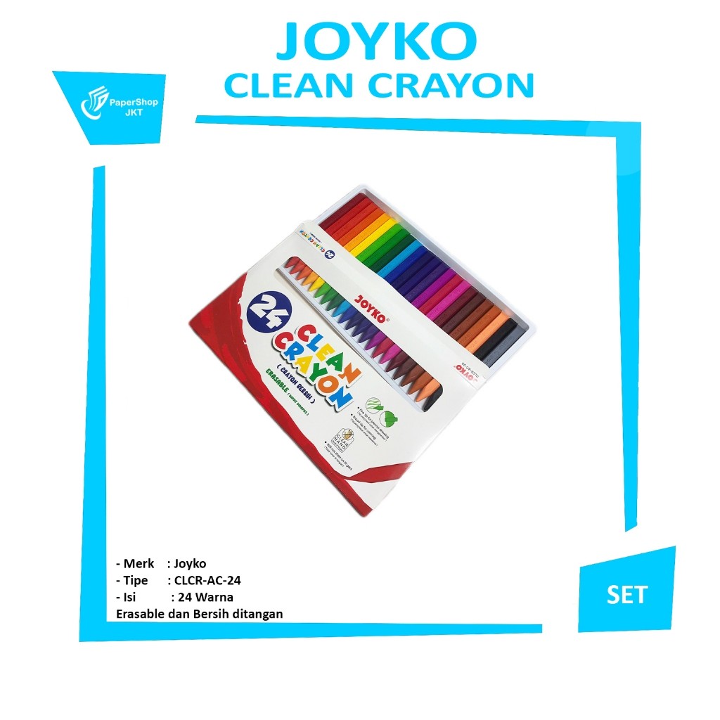 JOYKO - Crayon - CLCR-AC-24 Clear Crayon - Pack