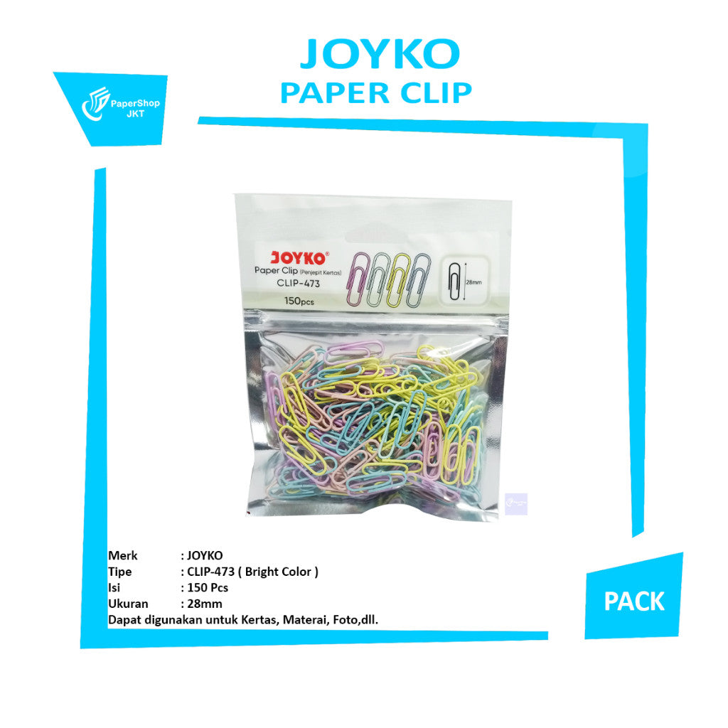 JOYKO - Paperclip Clip-473- Pack