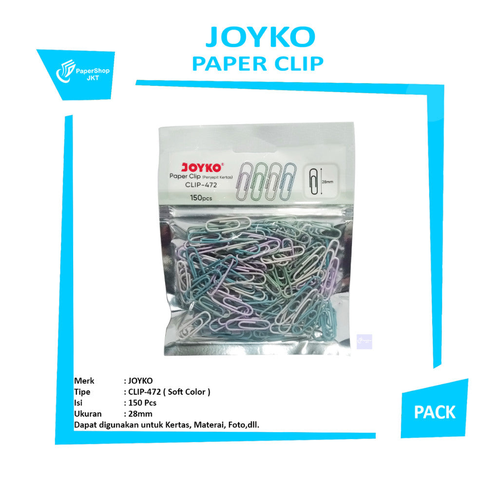 JOYKO - Paperclip Clip - 472 - Pack