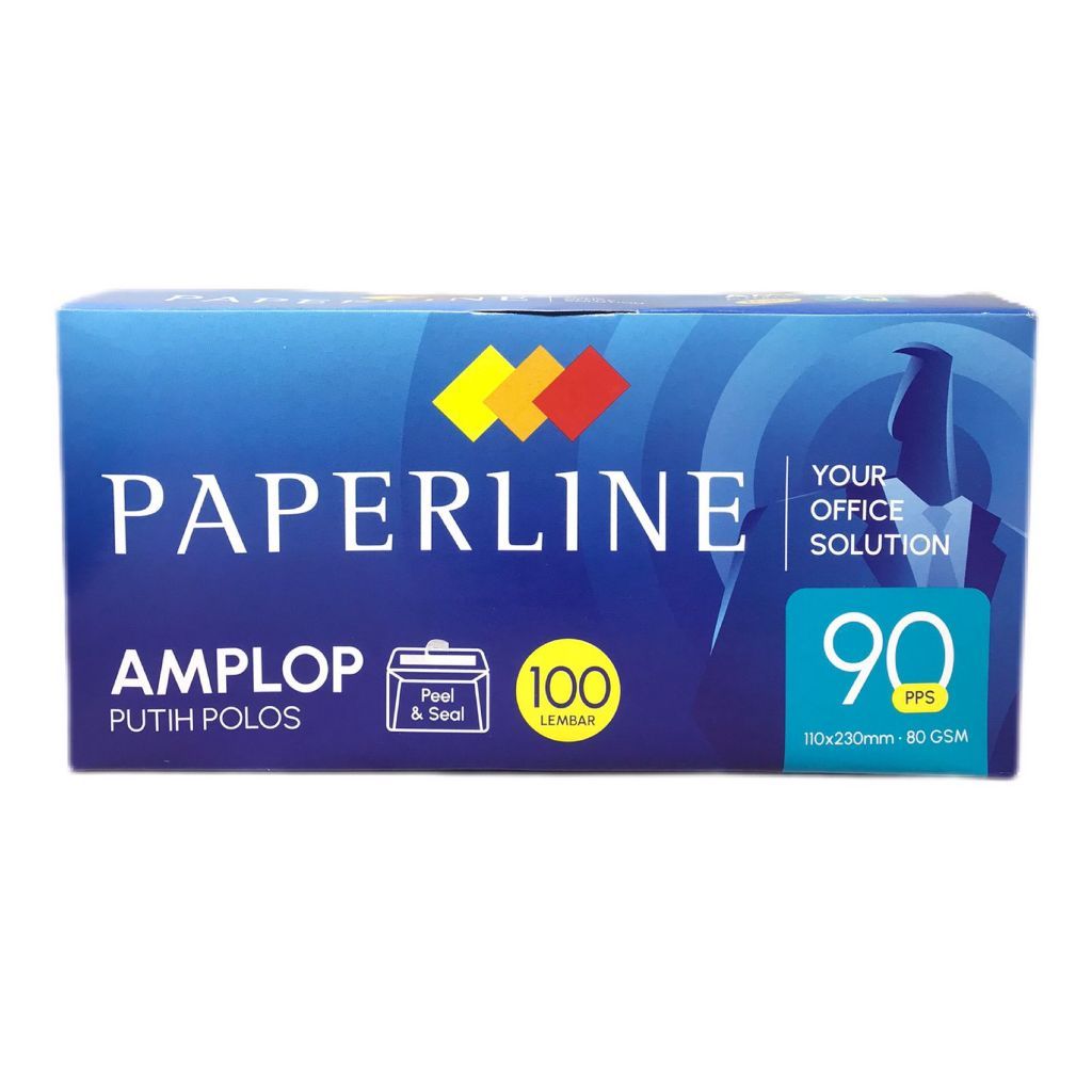 PAPERLINE - Amplop Putih Polos Peel & Seal - Pack