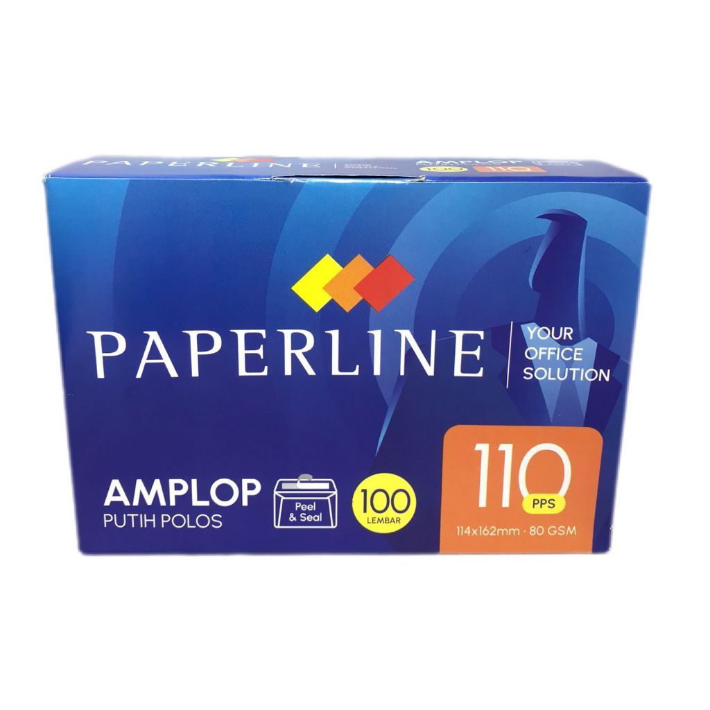 PAPERLINE - Amplop Putih Polos Peel & Seal - Pack